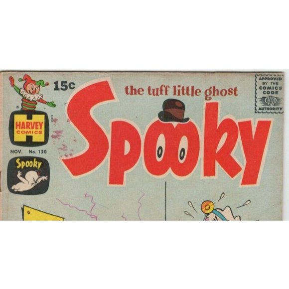 Comic Book Harvey Comics The Tuff Little Ghost Spooky Nov #120 Vintage - Picture 8 of 8